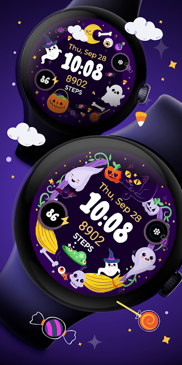 Halloween Cute Frame - Wear OS - New - (Android)