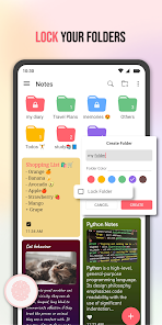 Captura 5 Notes : Color Folders & Lists android