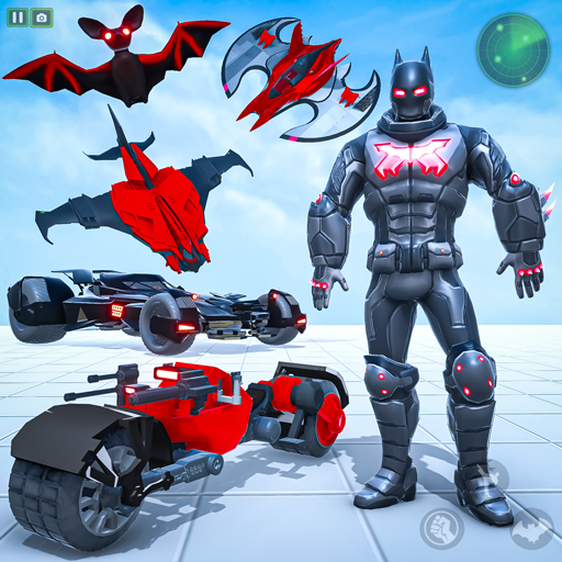Bat Hero Man Game : Robot Game