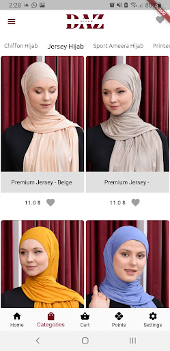 Android application Daz Hijab screenshort