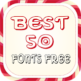 Best 50 Fonts Free icon