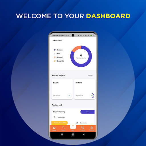 Android application TaskWise screenshort