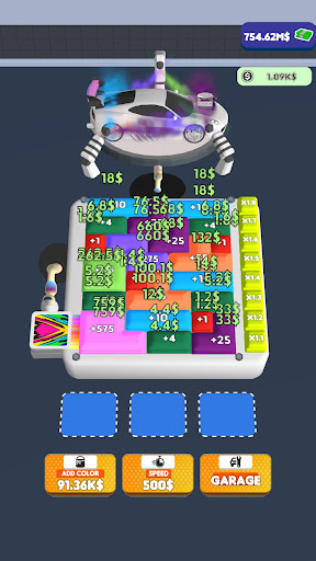 Android application Car Paint Fever screenshort