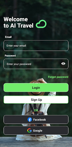 Android application AI Travel™ screenshort