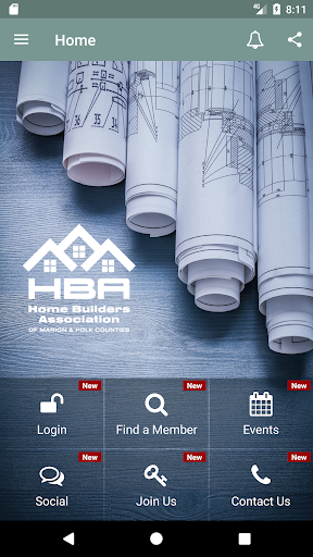Android application HBA Connect screenshort