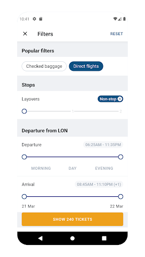 Alva Flights Screen 2