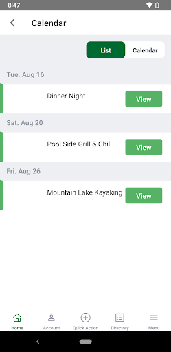 Mountain Lakes Club Screen 3