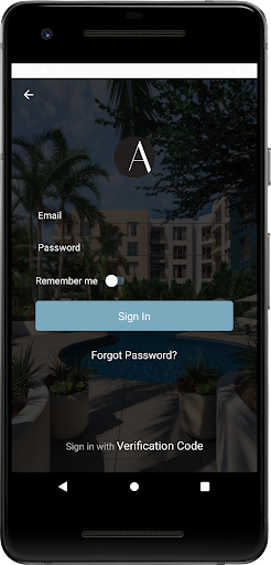 Astra Resident Portal Screen 2