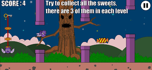 Android application Flappy Bat screenshort