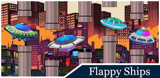 Robo Flappy Ship - Cop Fly 2D