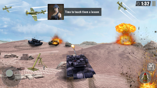 Télécharger Tanks Battle War of Machines - Army Games  APK MOD (Astuce) screenshots 4