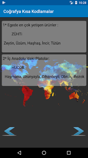 KPSS Coğrafya Kısa Kodlamalar