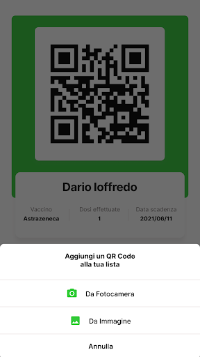 Family Green Pass - Green Pass Screen 3