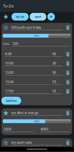 to-dos Screen 2