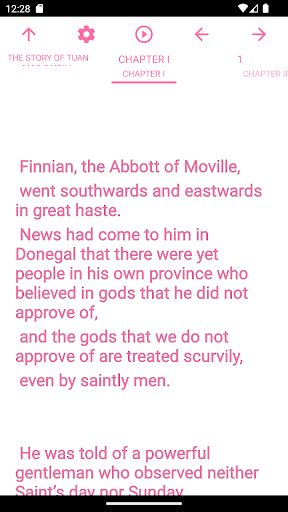 Android application zBook: Irish Fairy Tales screenshort