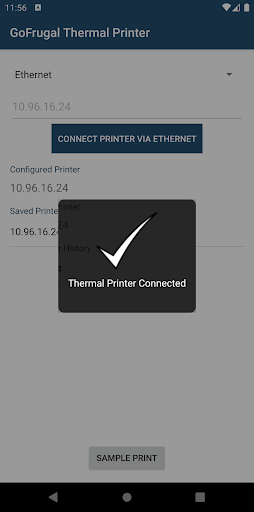 GoFrugal Thermal Printer Screen 3