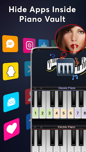 Hide Apps & Photos-Piano Vault Screen 3