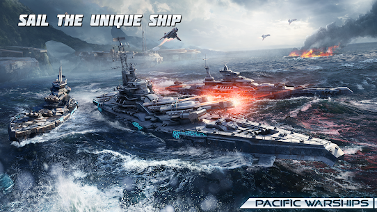 Pacific Warships MOD APK v1.1.26 [Unlimited Money/Gems] 3