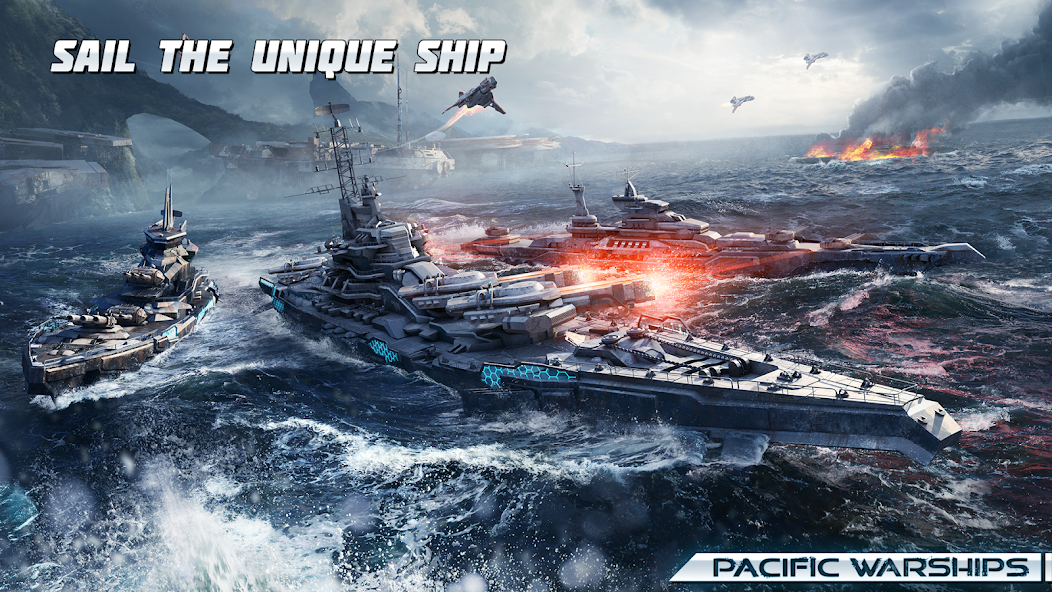 Pacific Warships: Naval PvP banner