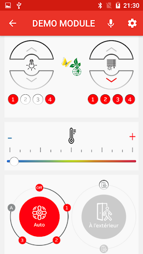 Android application myAïron screenshort