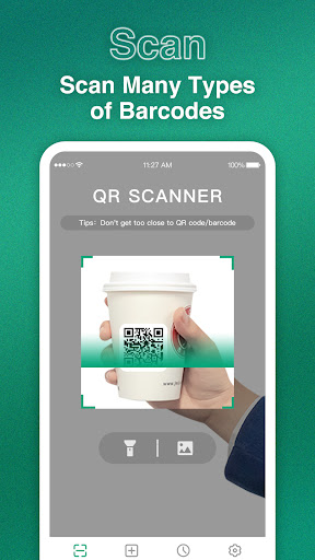 Screenshot of QR code scanner&Reader