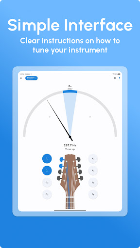 Screenshot of Mandolin Tuner - LikeTones