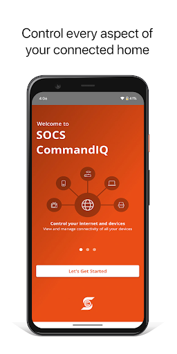 Android application SOCS CommandIQ screenshort