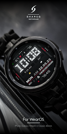 SH076 Watch Face, WearOS watch Screen 2