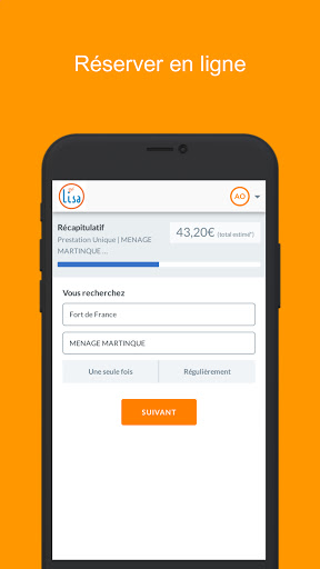 Android application Demande à Lisa screenshort