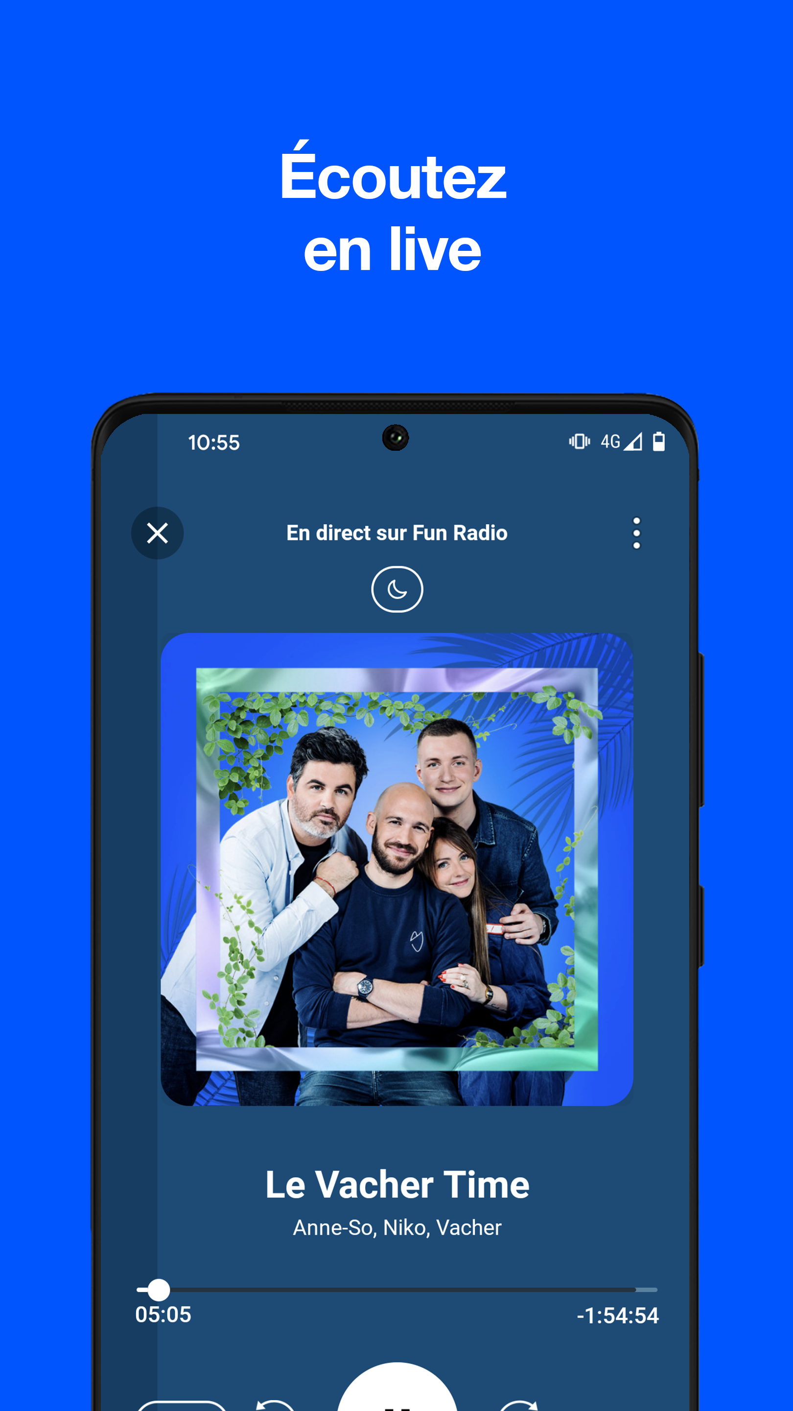 Android application Fun Radio - Enjoy the music screenshort
