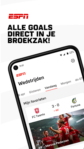 Android application ESPN GOAL! screenshort