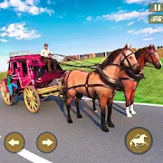 Farm Horse Cargo Cart Transport Offroad Taxi Games  for PC Windows and Mac