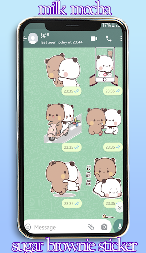 Animated Sugar and Brownie Stickers WAStickerApps