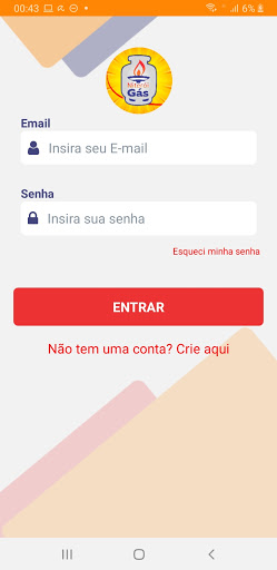 Android application Niterói Gás screenshort