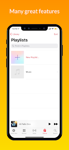 iMusic - Captura de tela do player de música i-OS15