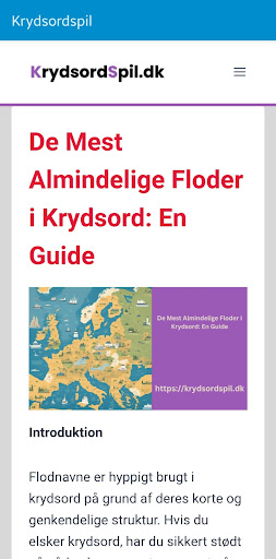 Krydsordspil Screenshot 4 - AppWisp.com