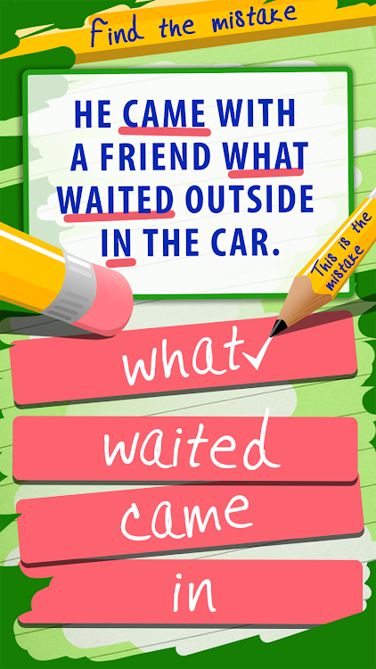 Find The Mistakes Grammar Quiz - 3.0 - (Android)