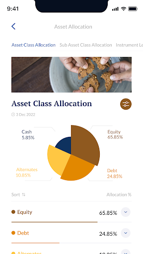 Android application Wealthverse screenshort