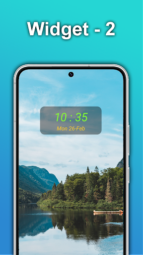 Digital Clock Widget Screen 2