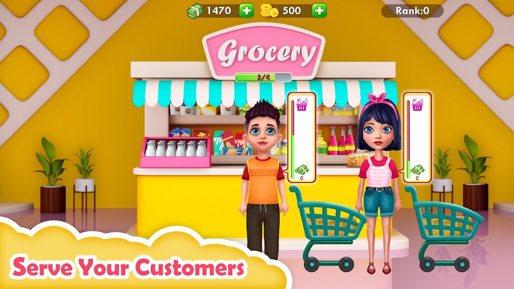 Supermarket Cashier Game MOD APK screenshot