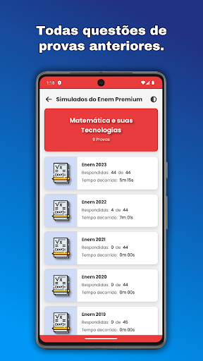 Simulados do Enem Screen 2