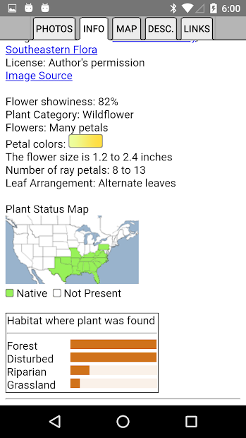 Screenshot 6 Alabama Wildflowers android