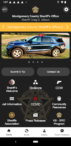 Android application Montgomery County Sheriff (MO) screenshort