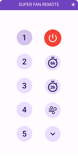 Android application Superfan Remote screenshort