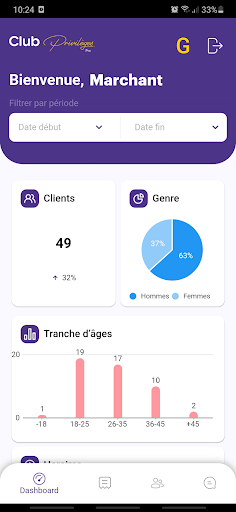 appli marchand club privilèges Screen 2