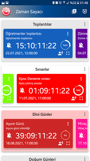 Zaman Sayacı - Geri Gün Sayacı