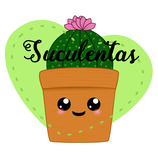 Figurinhas Suculentas para Wha logo