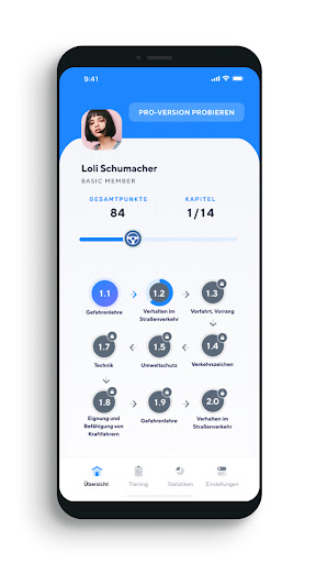 Android application Fahrschulhero screenshort