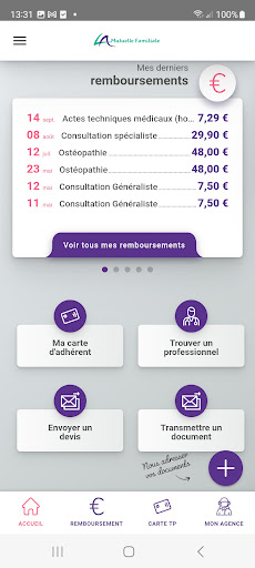 La Mutuelle Familiale Screen 2