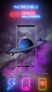 Captura de Pantalla 5 Space Lux | 3D Live Wallpapers android